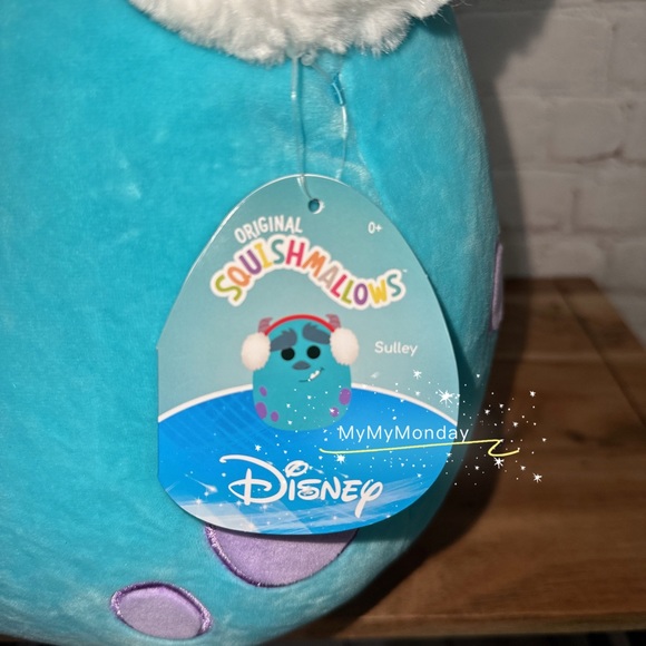 Squishmallow Sulley 12" Disney Monster Inc - Picture 3 of 4